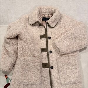 J. Crew Cream Sherpa Jacket